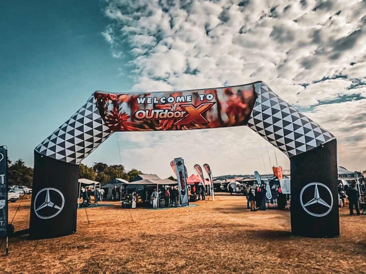 Outdoor X entrance
