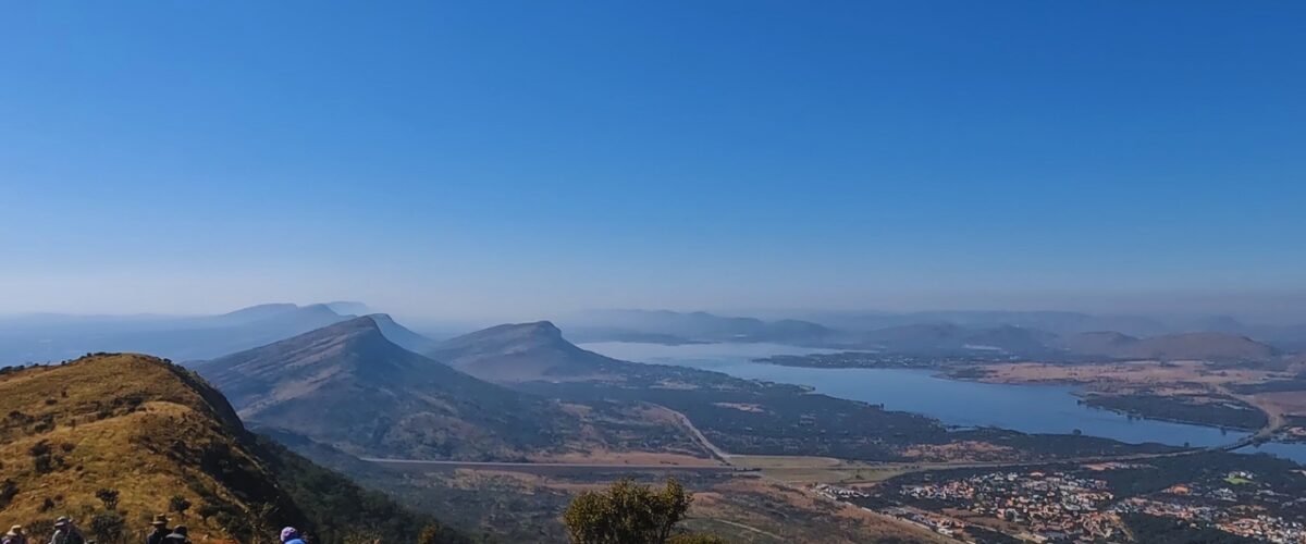 Looking towards Hartbeespoort Dam from the Nadia's Peak Hiking trail high point of view