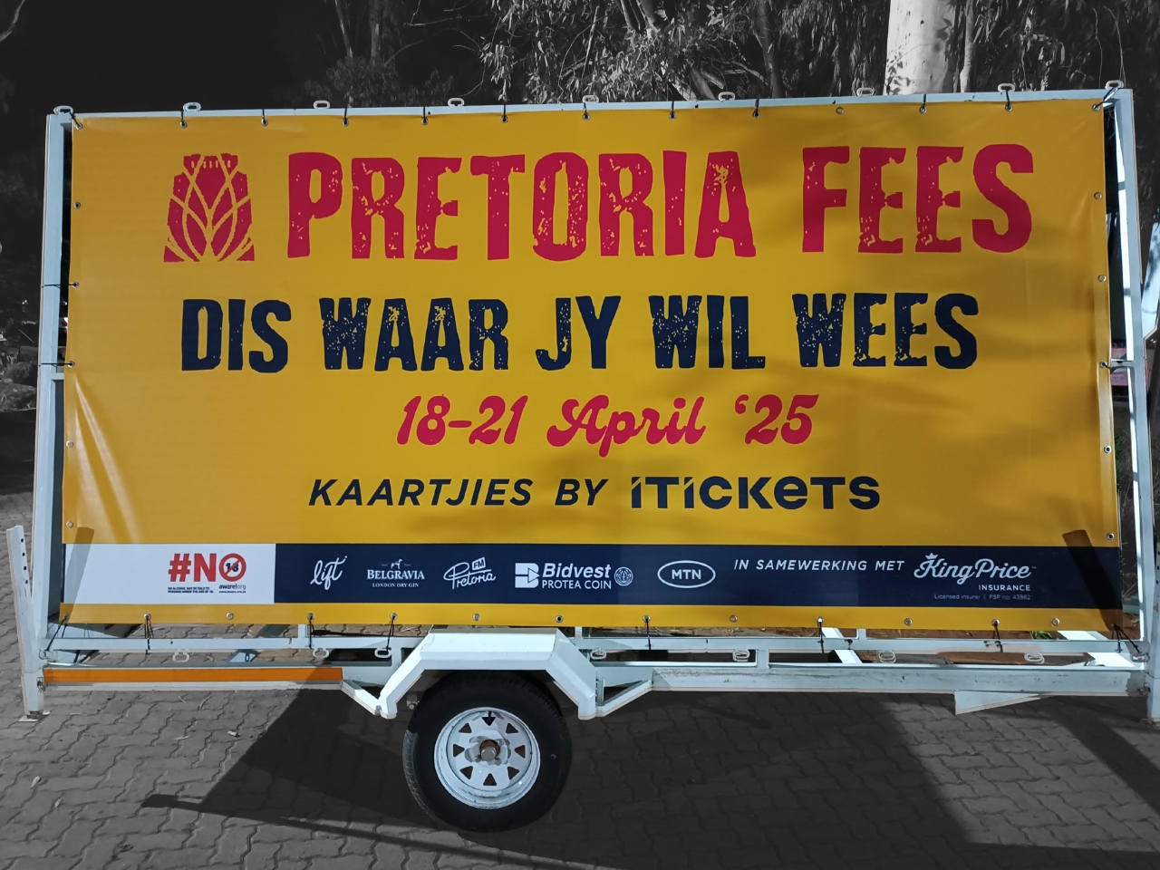 Pretoria Festival Sign