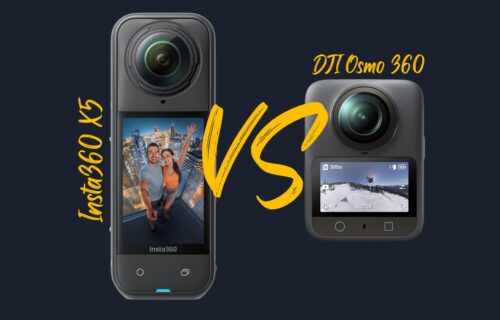 Insta360 X5 vs. DJI Osmo 360 cameras