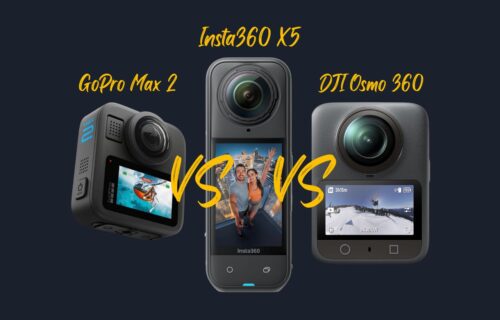 Image of action cameras: GoPro MAX 2 vs Insta360 vs DJI Osmo 360