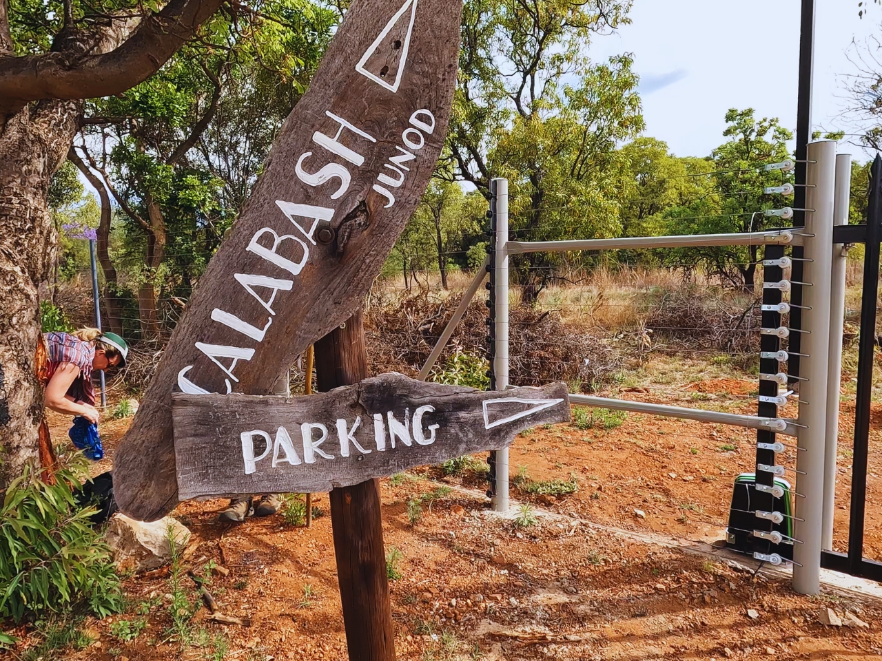 Calabash entrance at the Easterkloof hiking trail.