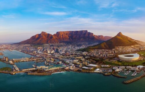 High Point of View of Cape Town South Africa