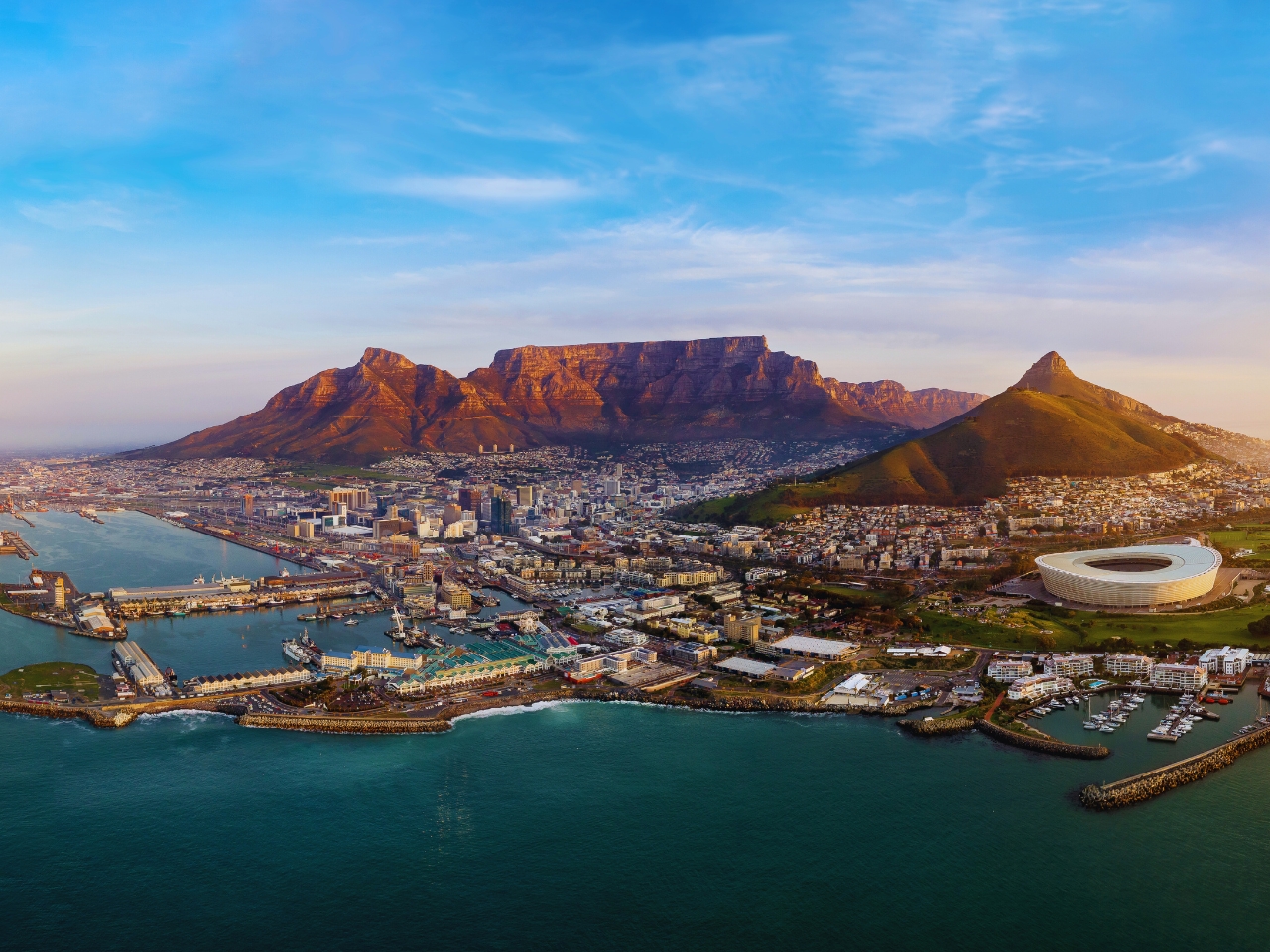 High Point of View of Cape Town South Africa