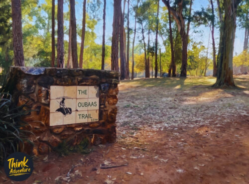 The Oubaas Trail sign at Smuts House Museum