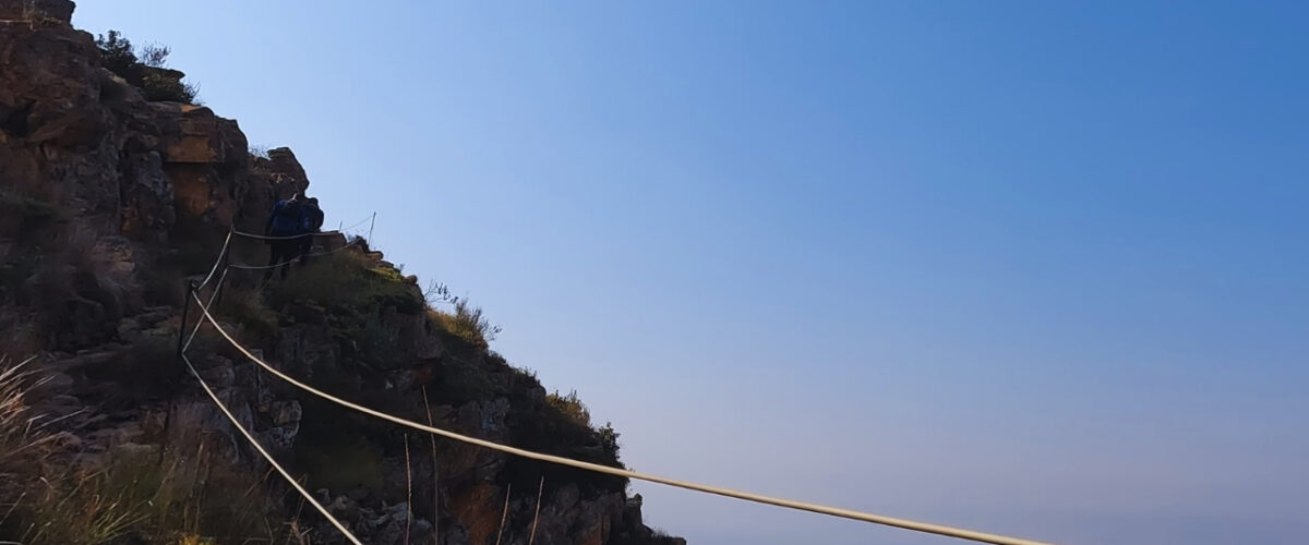 Cable Railing along the Shelter Rock Hiking Trail