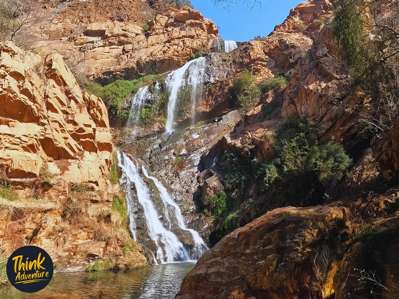 Witpoortjie Falls at the Walter Sisulu Botanical Garden