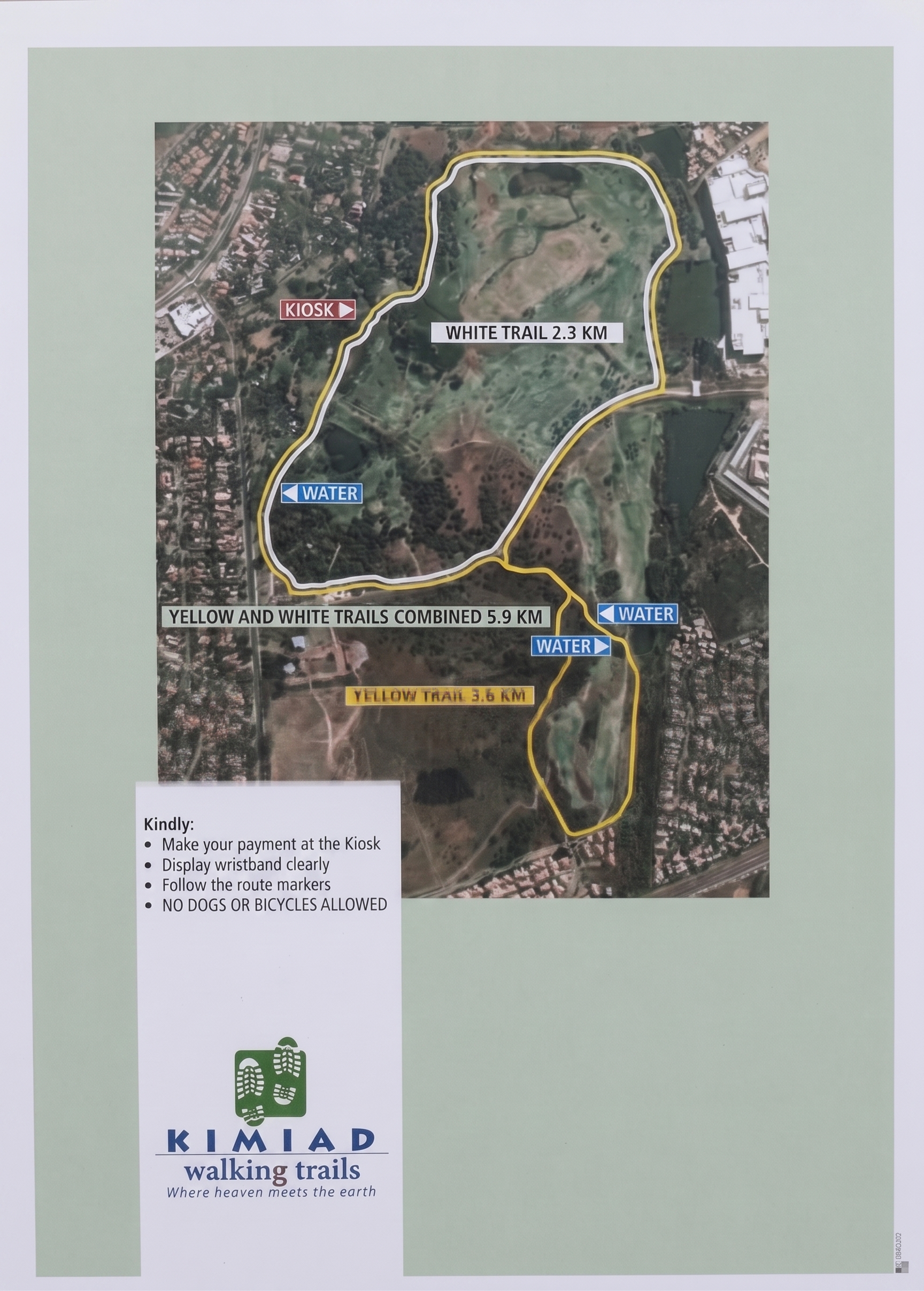 Kimiad Walking & Rosewood Trails Map
