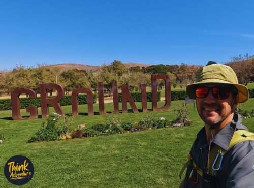 Ground The Venue sign