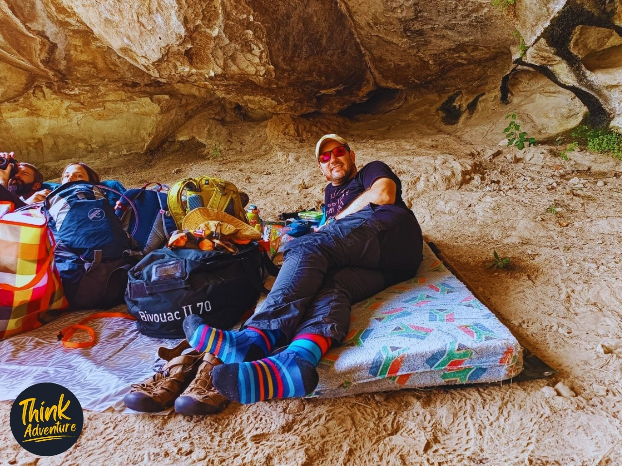 In the Cave at St. Fort Farm on the Clarens Hiking Trails
